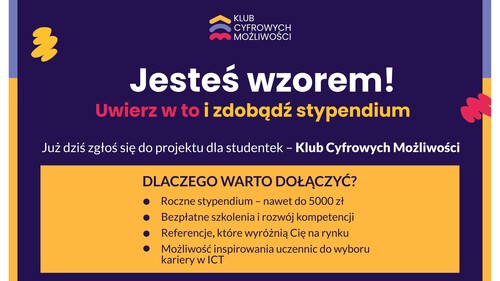 Projekt dla studentek - Klub Cyfrowych Możliwości
