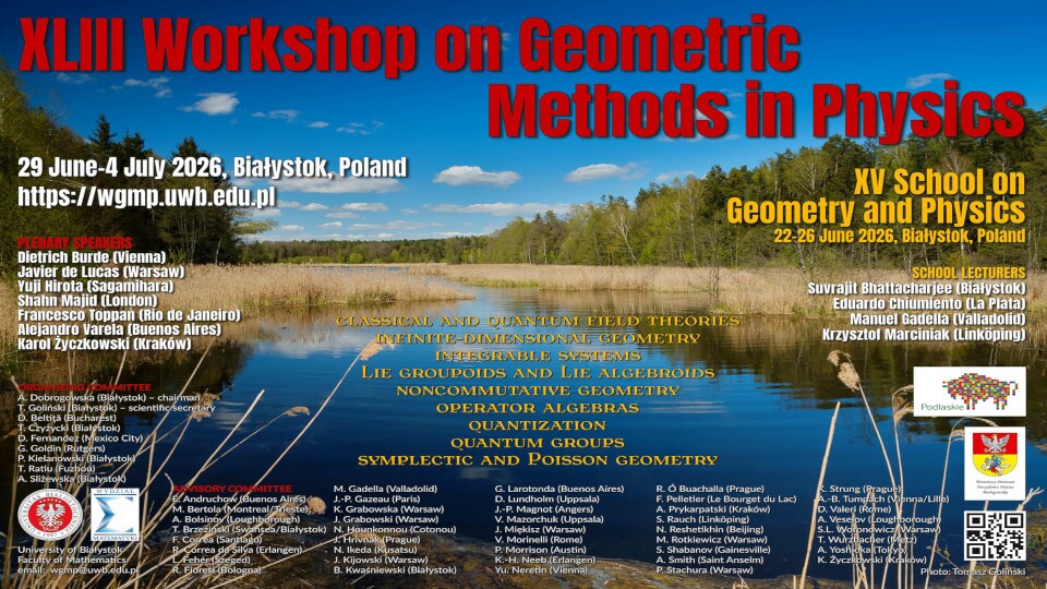 XLIII Konferencja Metod Geometrycznych w Fizyce