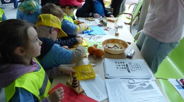 Piknik Klub&oacute;w Młodego Odkrywcy na Uniwersytecie w Białymstoku podczas Podlaskiego Festiwalu Nauki i Sztuki 