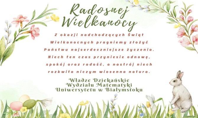 Wesołych Świąt Wielkanocnych!
