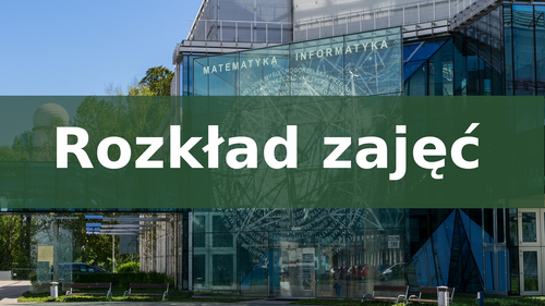 Rozkład zajęć 2026/2027 semestr zimowy
