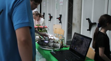 Piknik Klub&oacute;w Młodego Odkrywcy na Uniwersytecie w Białymstoku podczas Podlaskiego Festiwalu Nauki i Sztuki 