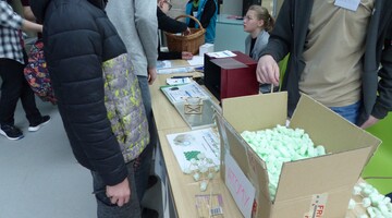 Piknik Klub&oacute;w Młodego Odkrywcy na Uniwersytecie w Białymstoku podczas Podlaskiego Festiwalu Nauki i Sztuki 