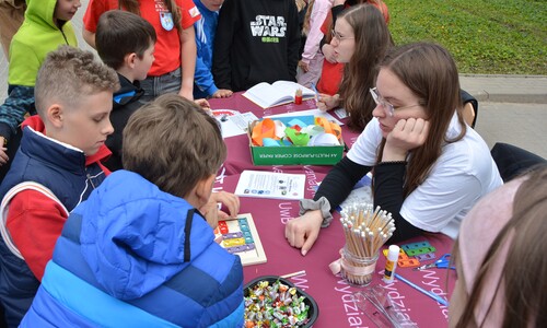 Piknik Klubów Młodego Odkrywcy na Wydziale Matematyki