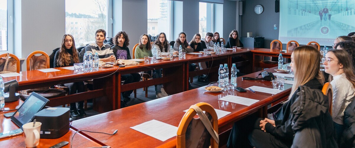 Orientation Meeting for International Students at the University of Bialystok 