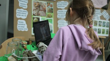 Piknik Klub&oacute;w Młodego Odkrywcy na Uniwersytecie w Białymstoku podczas Podlaskiego Festiwalu Nauki i Sztuki 