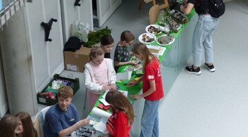 Piknik Klub&oacute;w Młodego Odkrywcy na Uniwersytecie w Białymstoku podczas Podlaskiego Festiwalu Nauki i Sztuki 