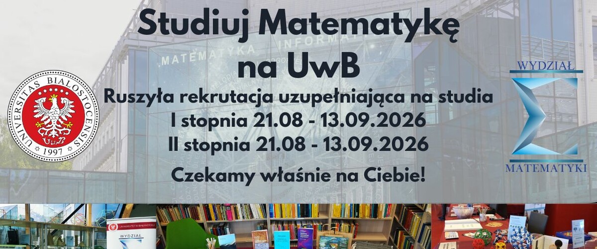 Kandydaci na studia I i II stopnia mogą rejestrować się do 13 września. Zapisy prowadzone są w systemie Internetowej Rekrutacji Kandydatów.