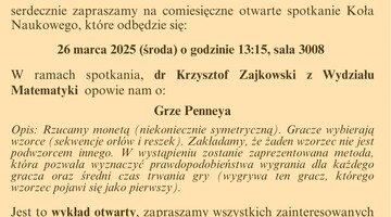 „Wykłady Otwarte Fraktala” w roku akademickim 2024/2025